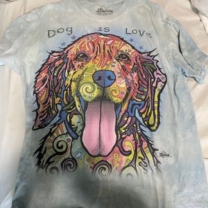 super cute tie dye dog tee!